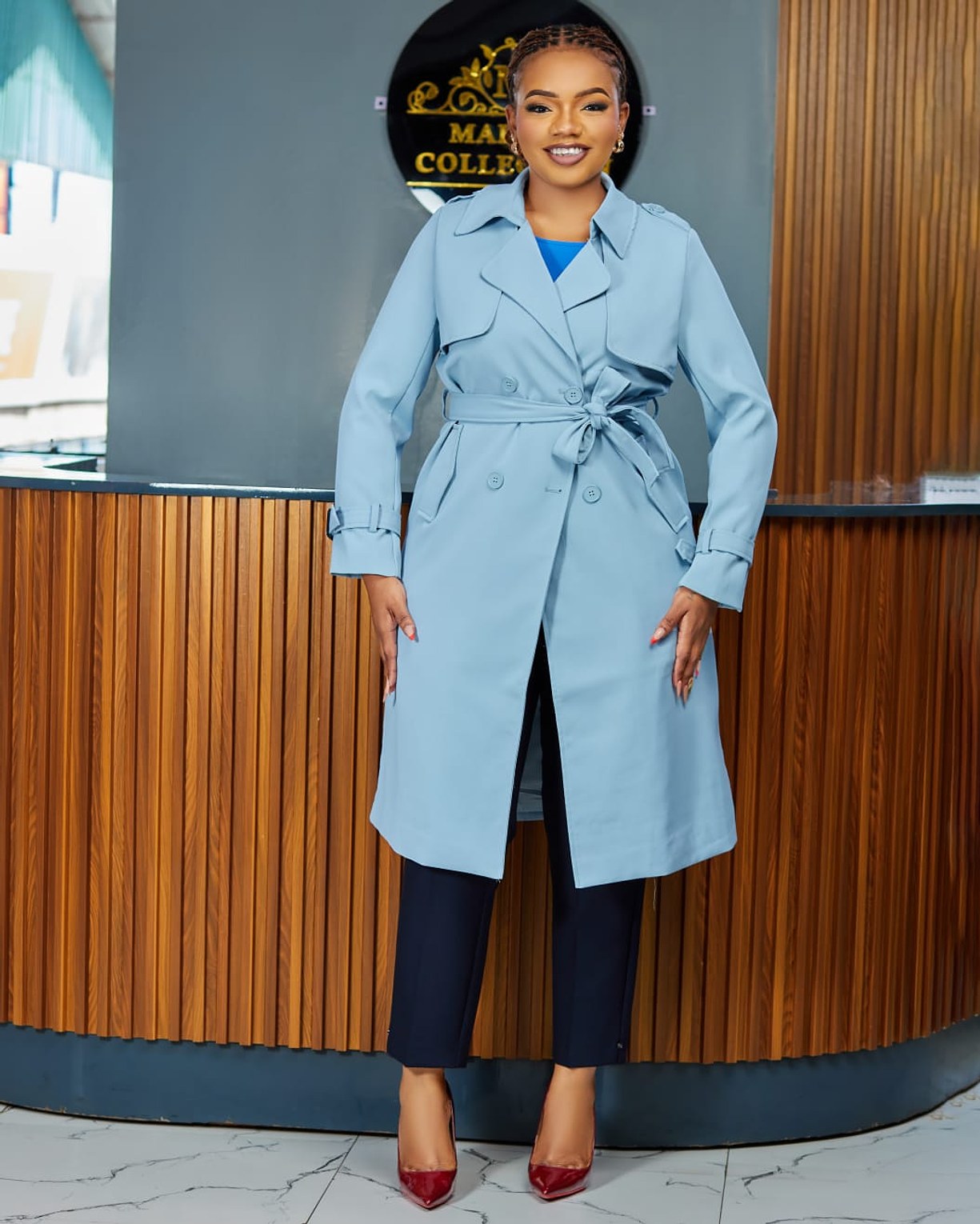 Premium Turkish Women’s Dress Trench Coat image