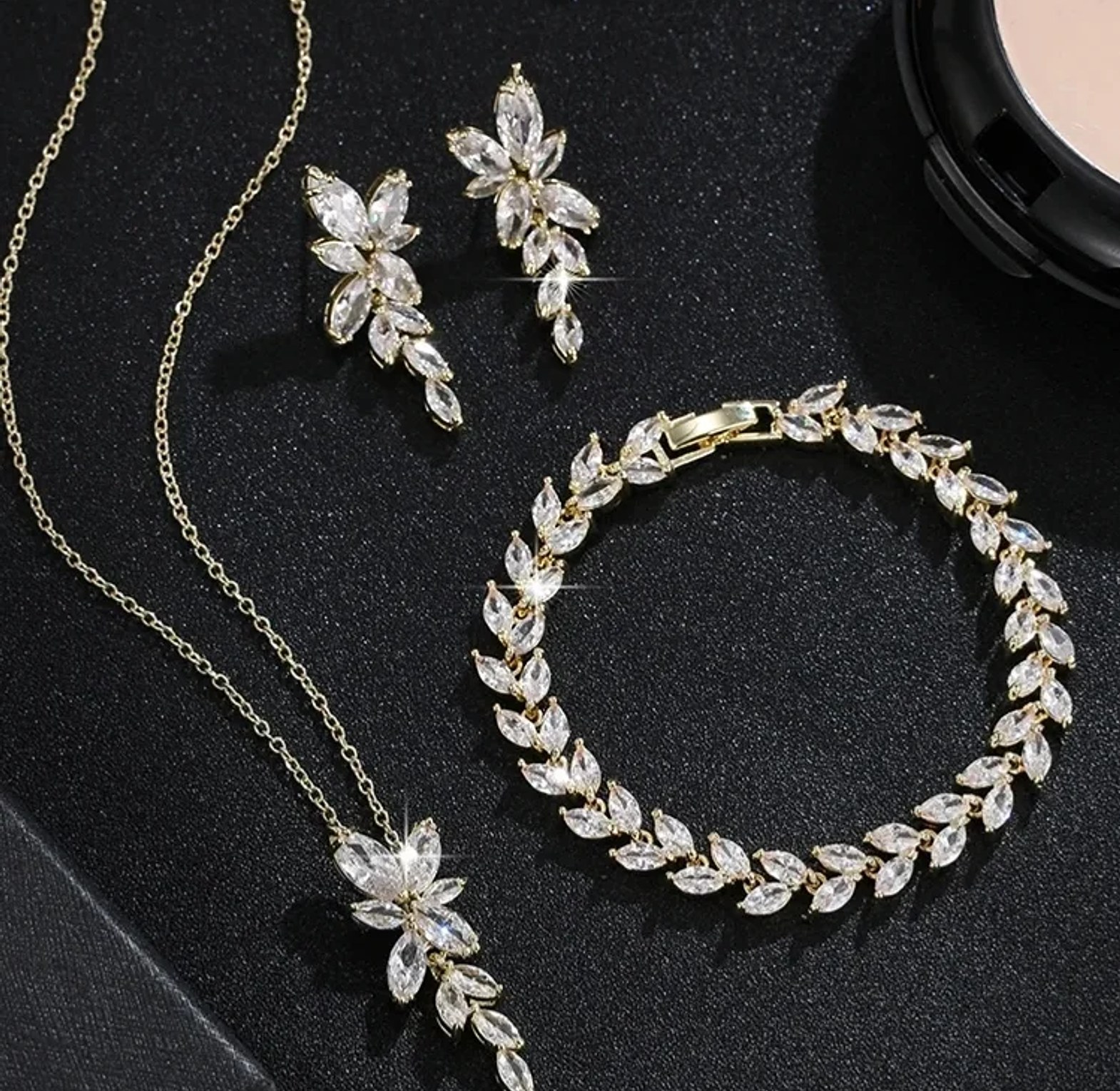 Cubic Zirconia hypoallergenic set image