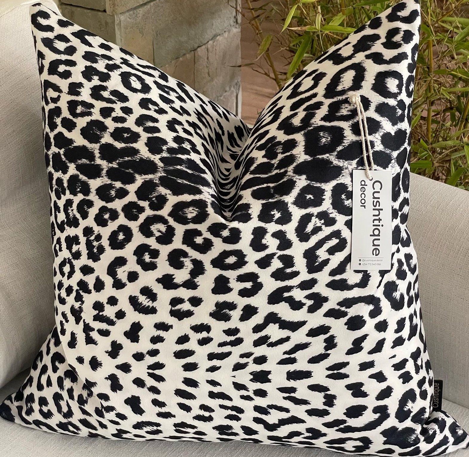 Snow Leopard Cushion image