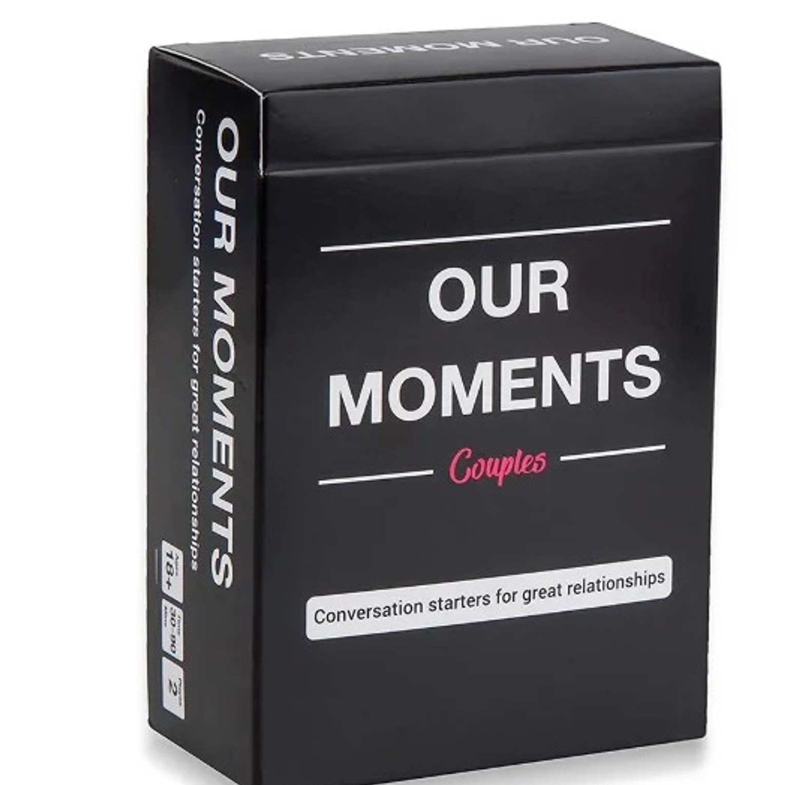 OUR MOMENTS Couples: 100 thought-provoking conversation starters for great relationships - fun conversation card game for couples image