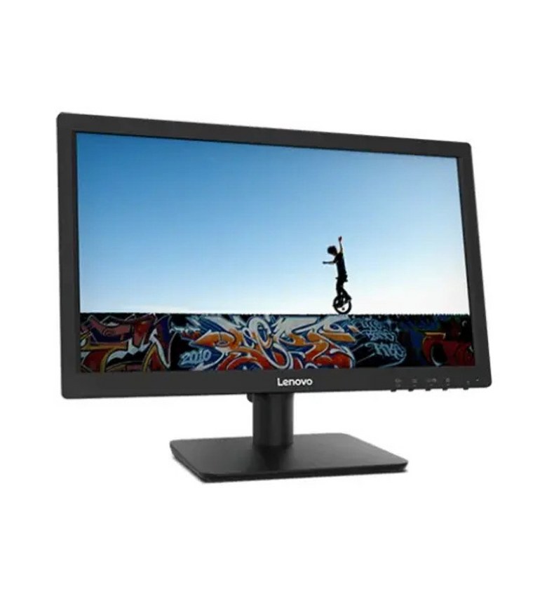 Lenovo ThinkVision D19‑10 18.5″ HD TN Monitor – HDMI & VGA | 5ms | Energy‑Efficient | Black image