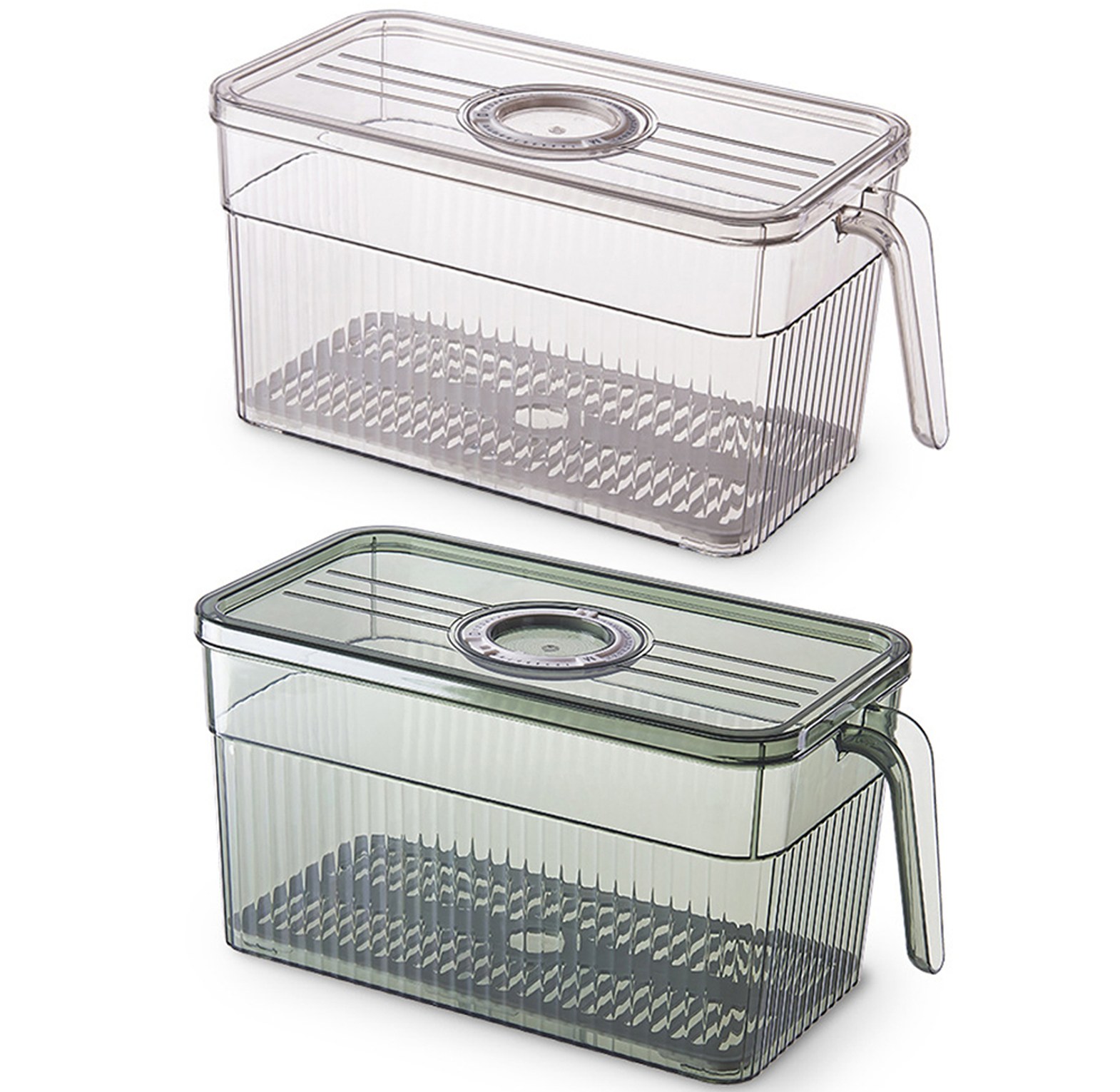 3L Premium Fridge Organizer Box with Handle - Fresh Food Keeper  image