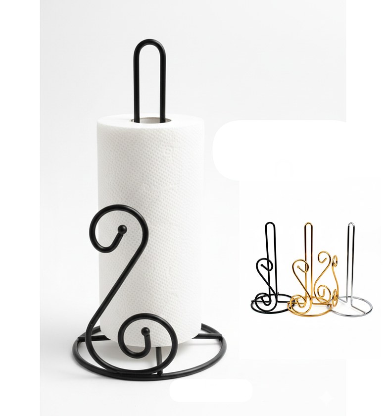 Stainless Steel Kitchen Tissue Roll Paper Holder image