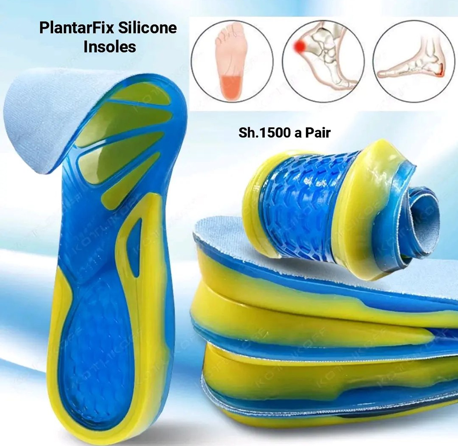 The Silicone Flexible Gel Insoles image