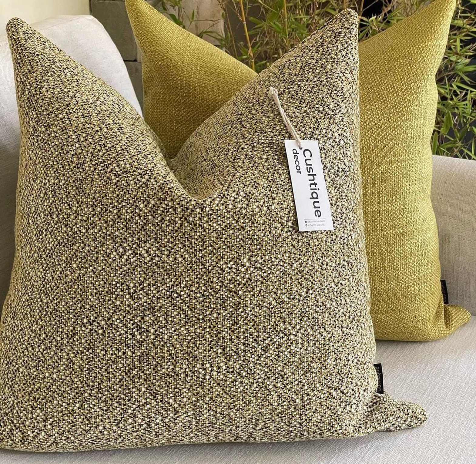 LEMON DOTTED CUSHION image