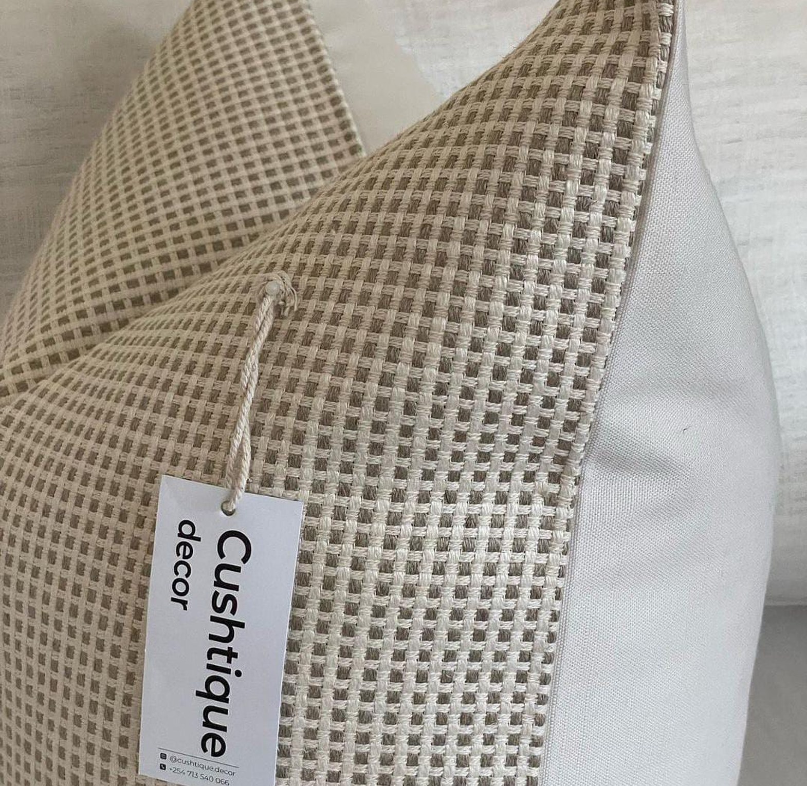 THATCH WOVEN CUSHION image