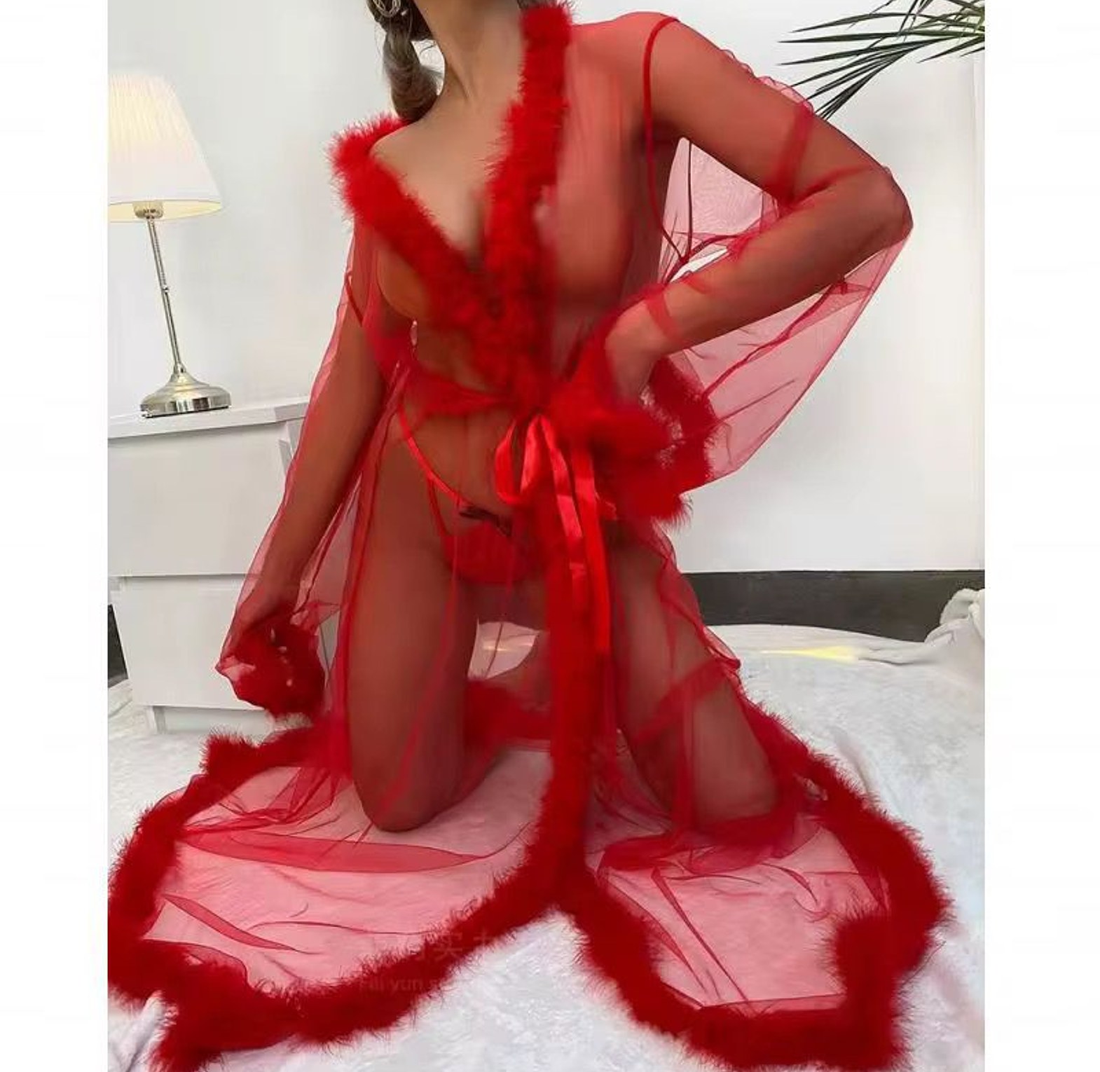 761 Sheer Fur Robe image