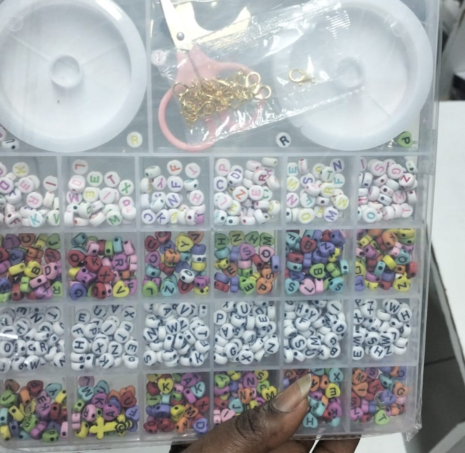 Diy Beads Jewelry Kit For Kids And Adults, Craft Maker Set image