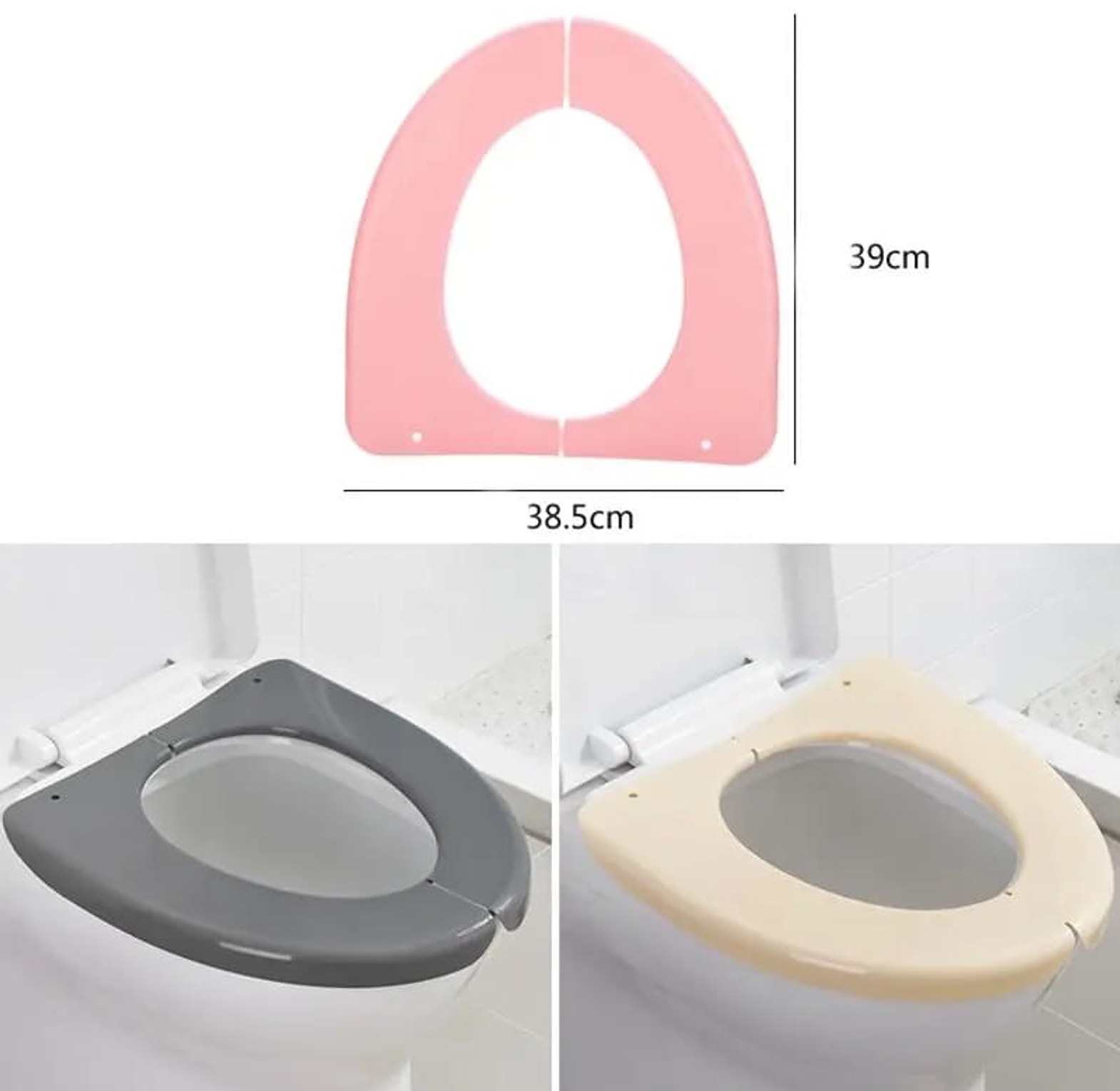 Foldable Plastic Toilet Seat Cover image