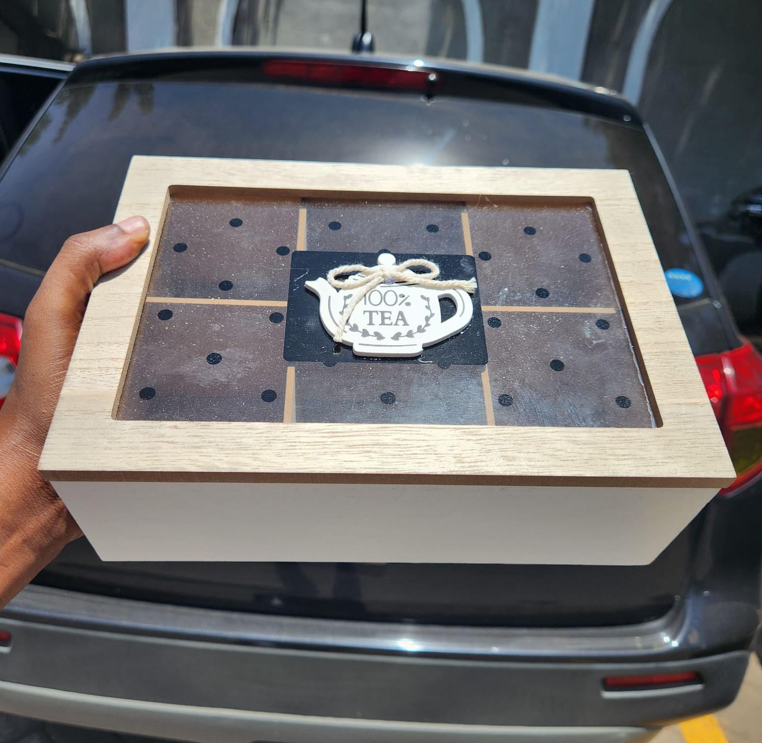 Wooden Tea Bag Holder image