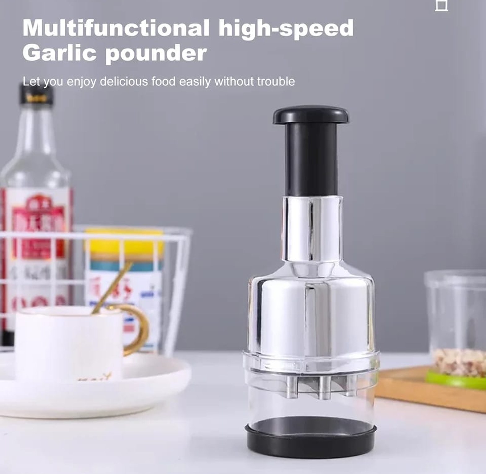 Manual Garlic Press Squeezer  image
