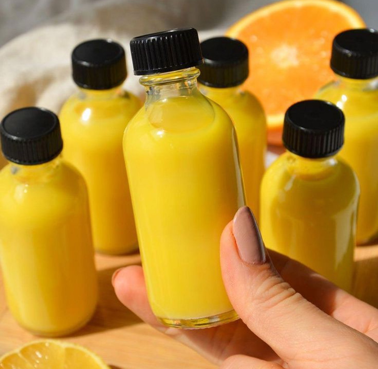 6pcs 60ml Ginger Shot Bottles image