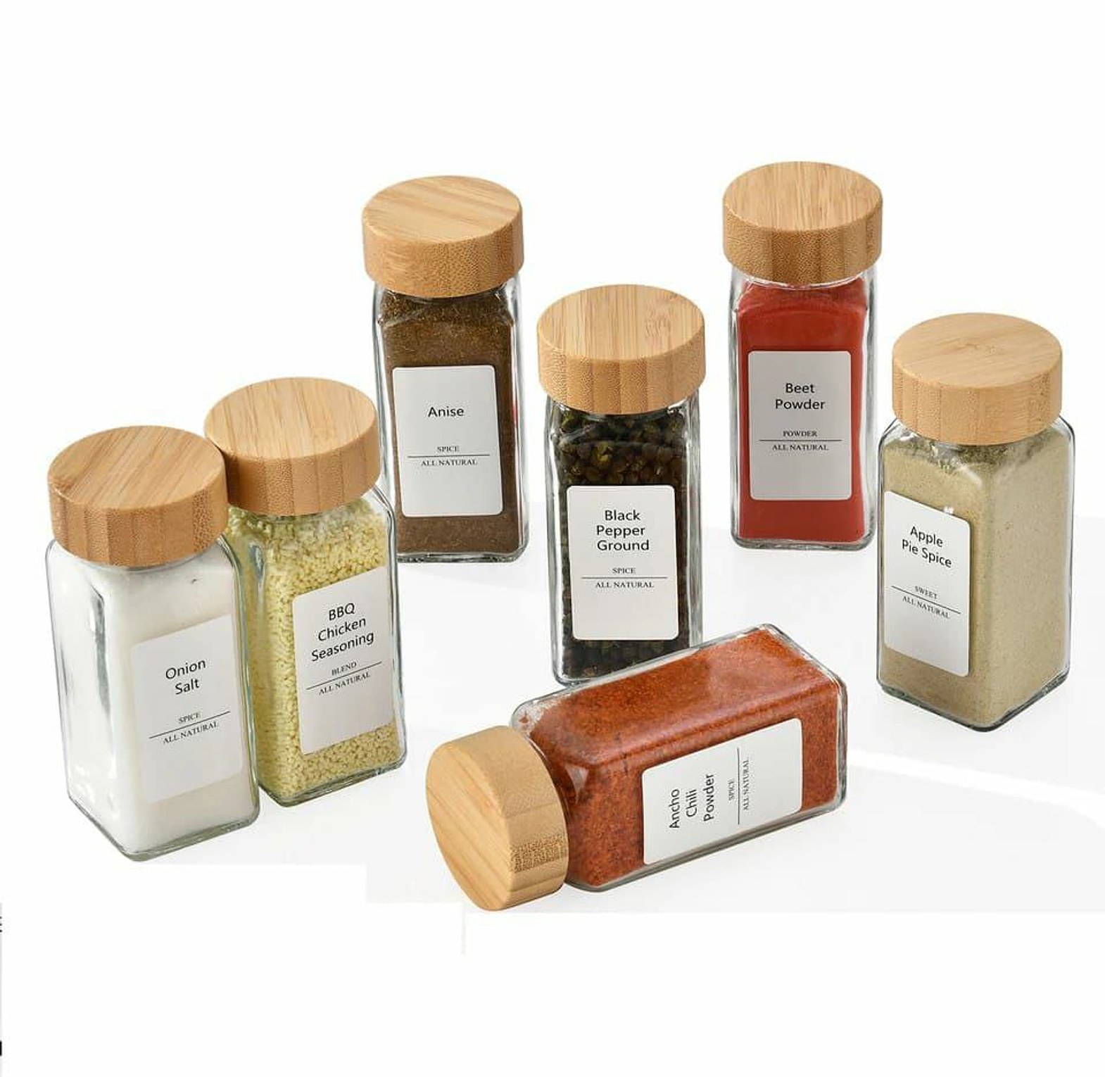 5pcs Spice Jars image