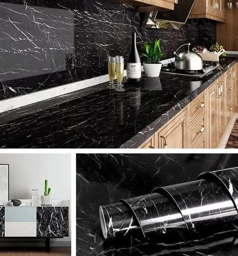 Marble Self adhesive waterproof contact paper image