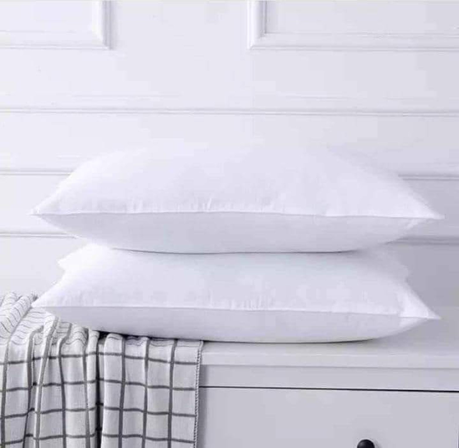 PILLOW. 2 Pieces Fibre Hollow Pillows  image