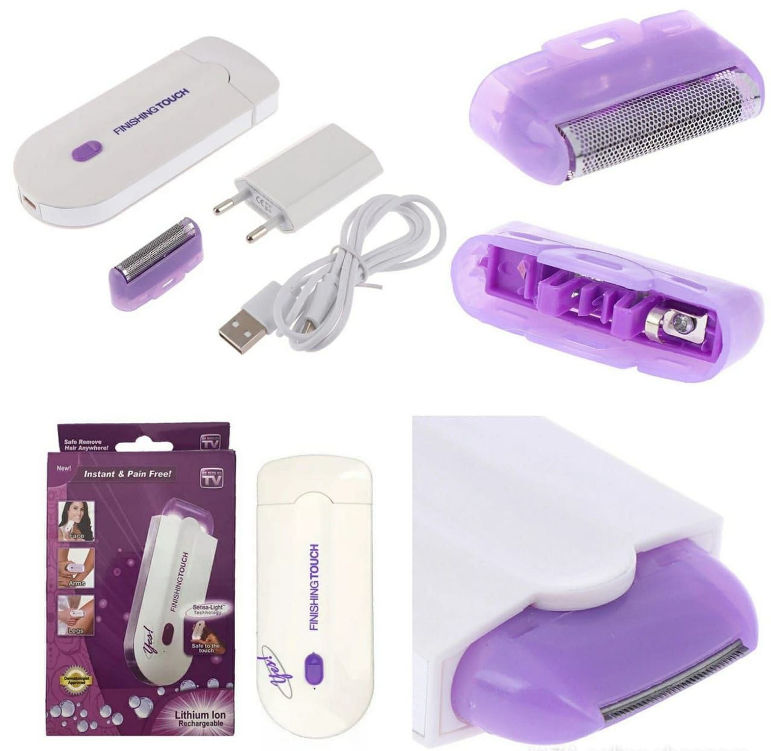 Electric Face & Body Painless Hair Remover image