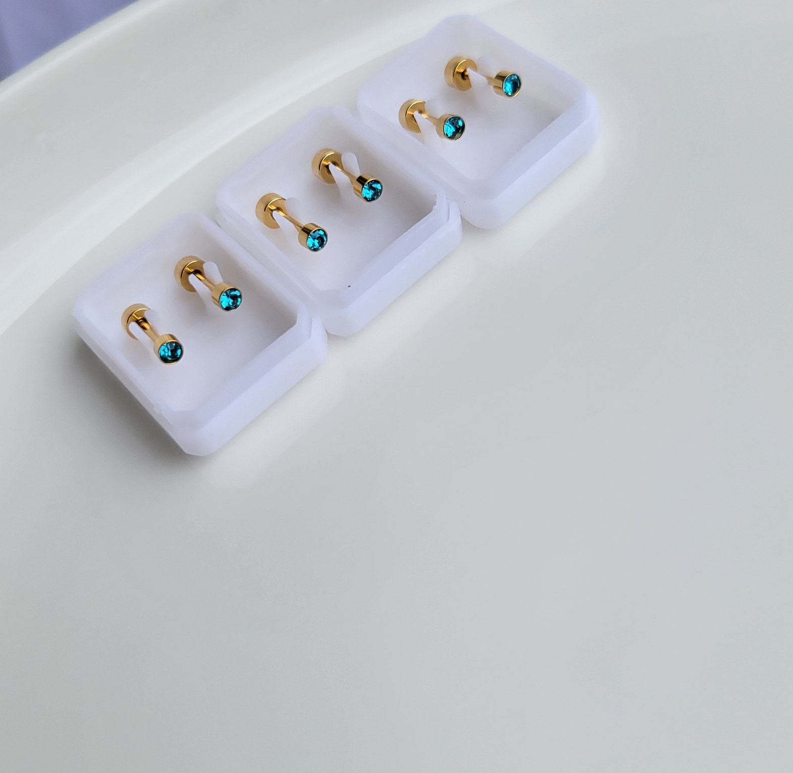 Tiny baby screw studs image