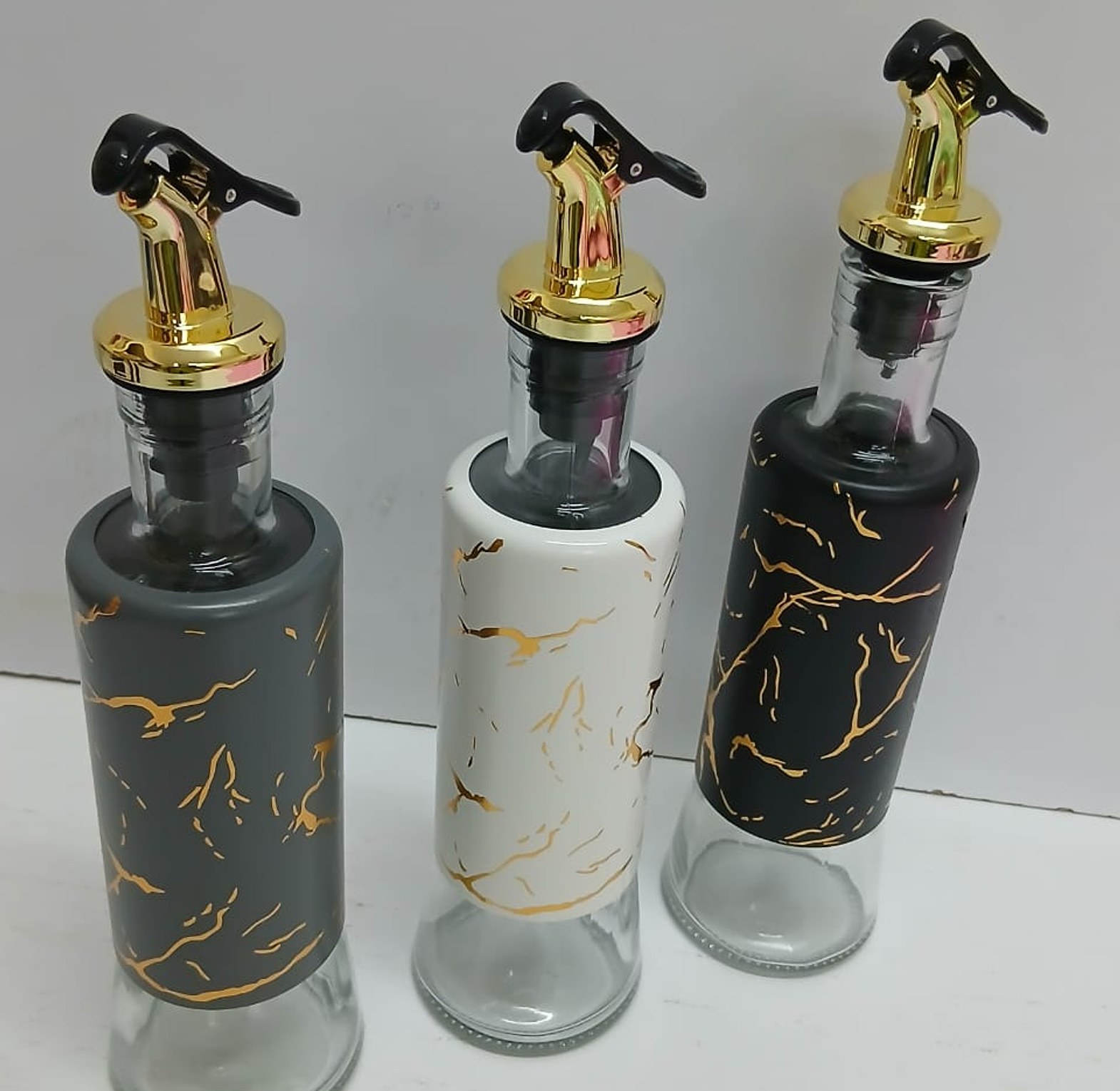 320ml Marble Like Glass Oil Dispenser image