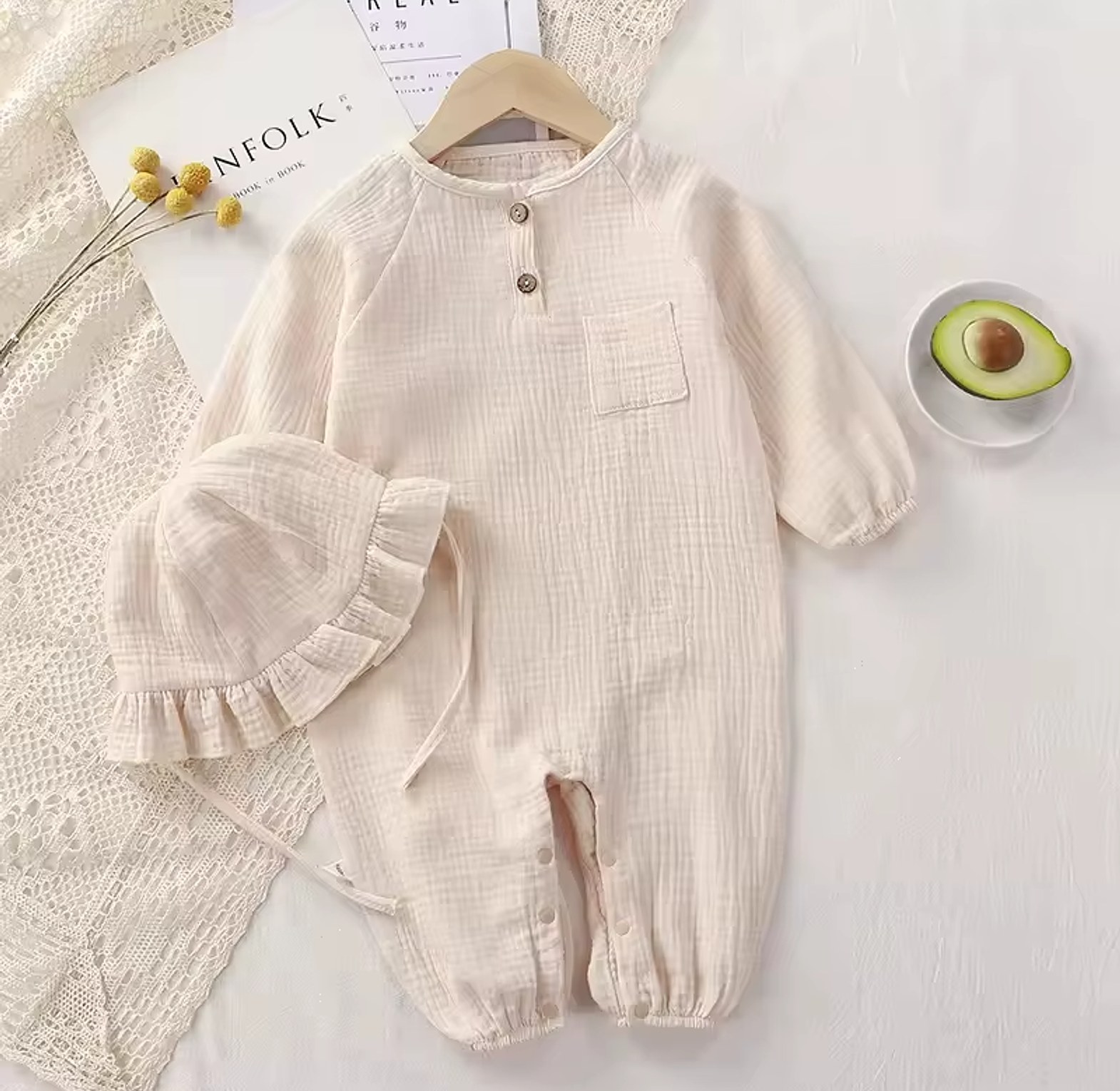 Muslin Breeze Romper Set image