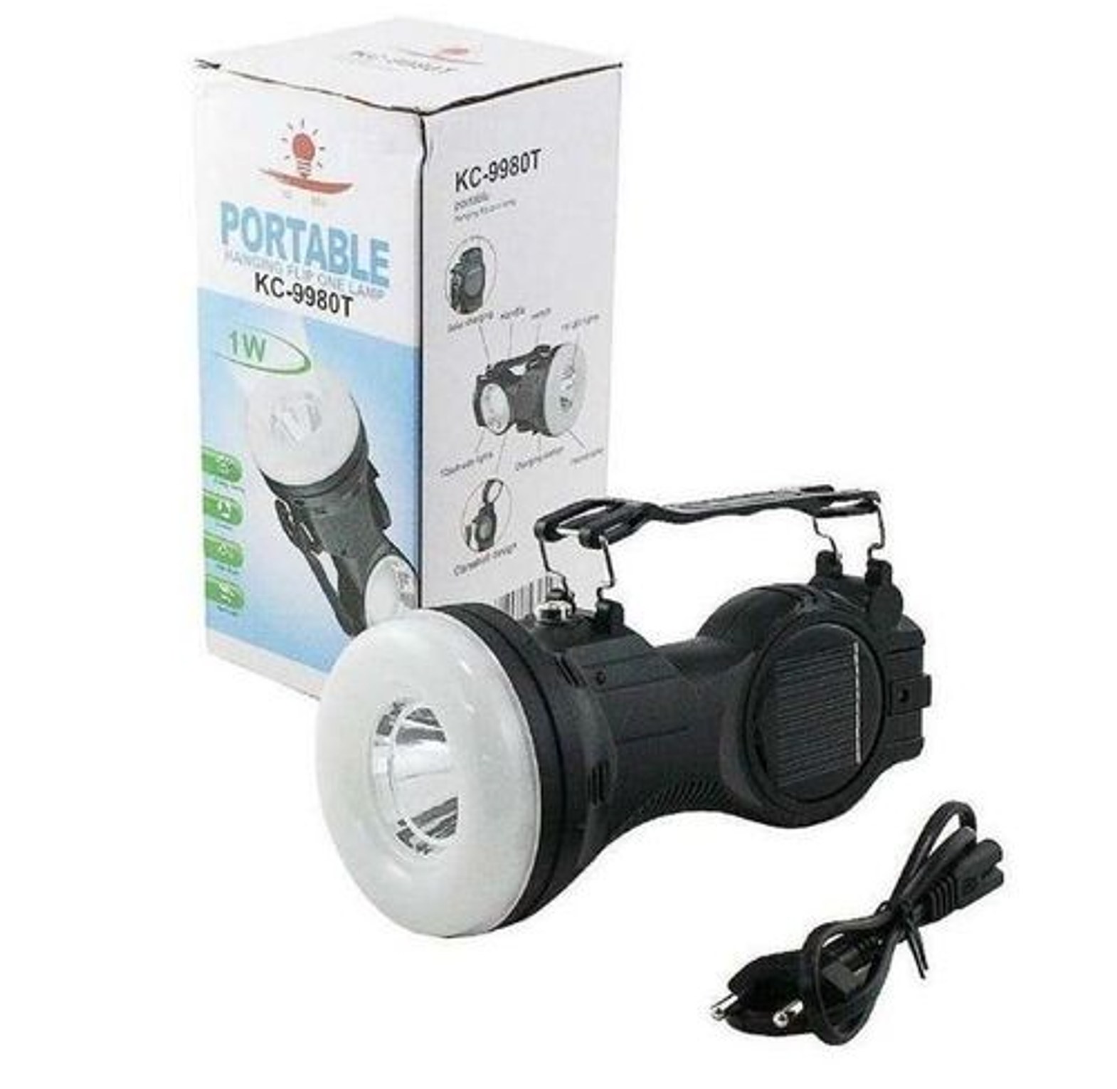 KC Portable Hanging Flip LED Solar Torch image