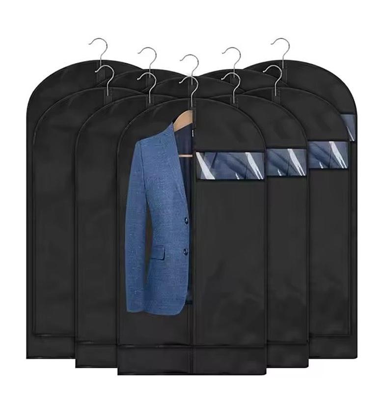 Dustproof Suit Cover Garment Bag for Closet Storage & Travel - Black Clothes Protector Case - Nairobi, Kenya image