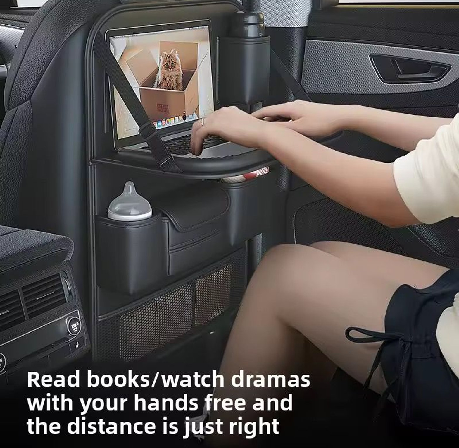premium quality Car back seat organizer image