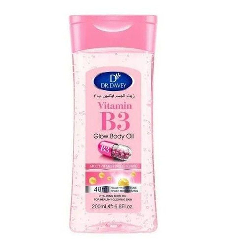 Dr. Davey Vitamin B3 Glow Body Oil – 200 ml image