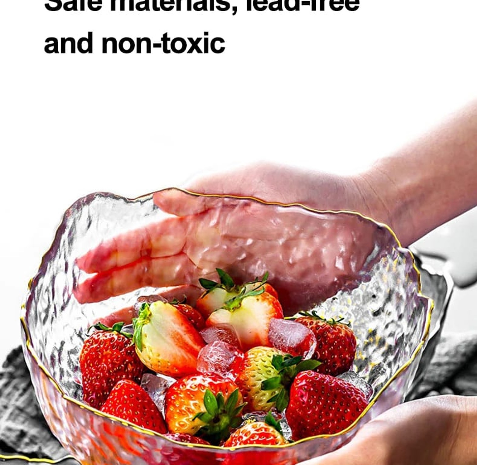 Transparent Gradient Glass Bowl image