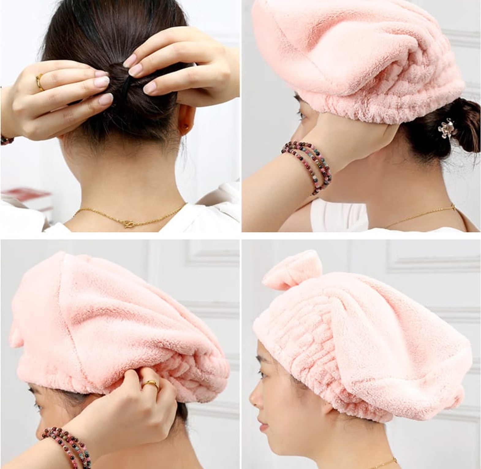 Microfiber Hair Towel Wrap image