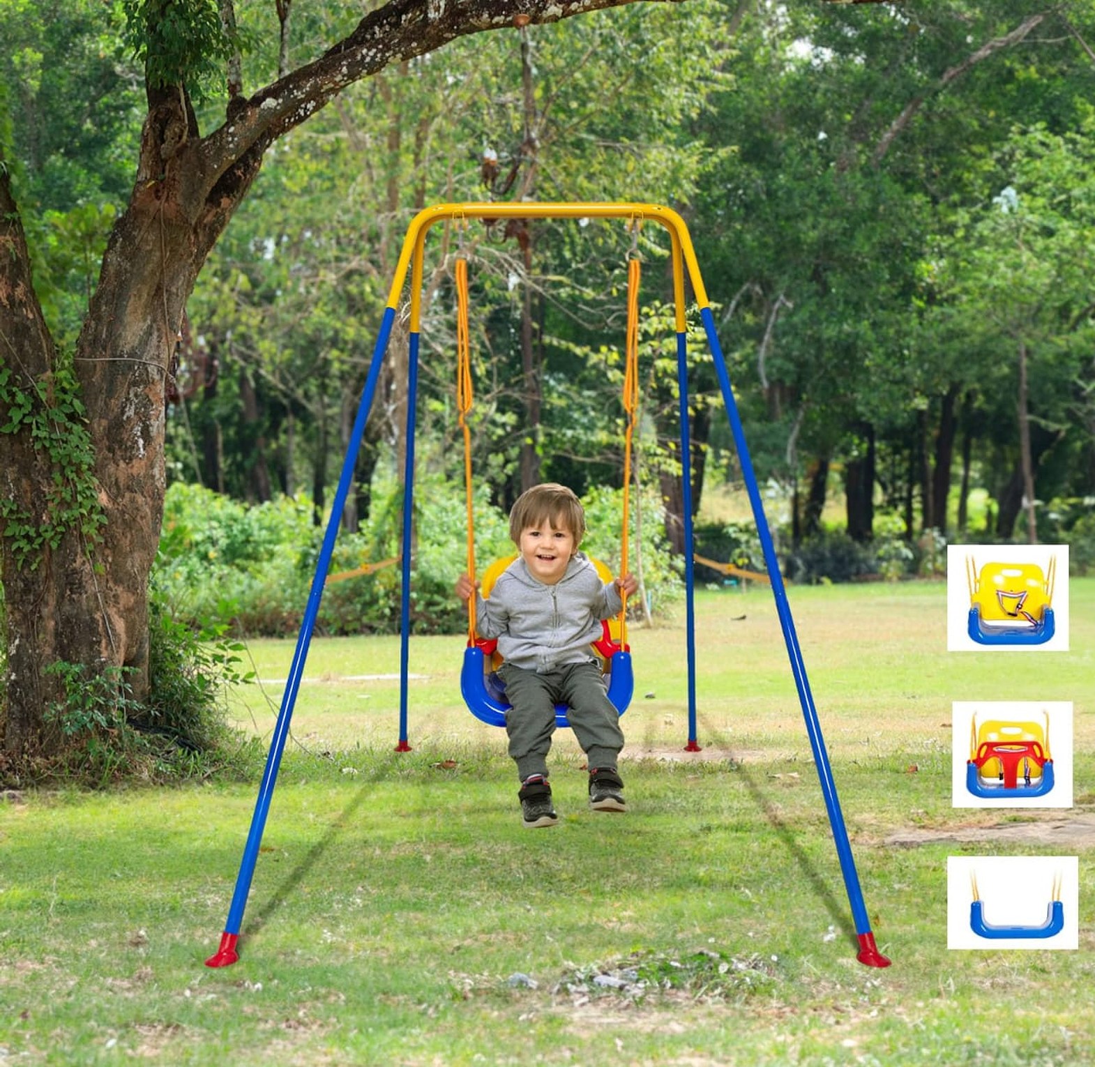 3-in-1 Toddler Swing Set image
