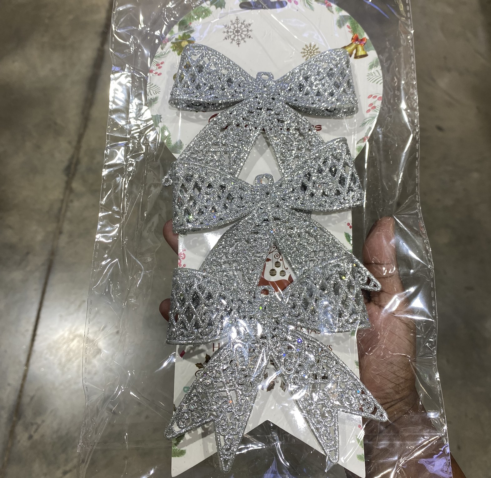 Christmas bow decorations  image