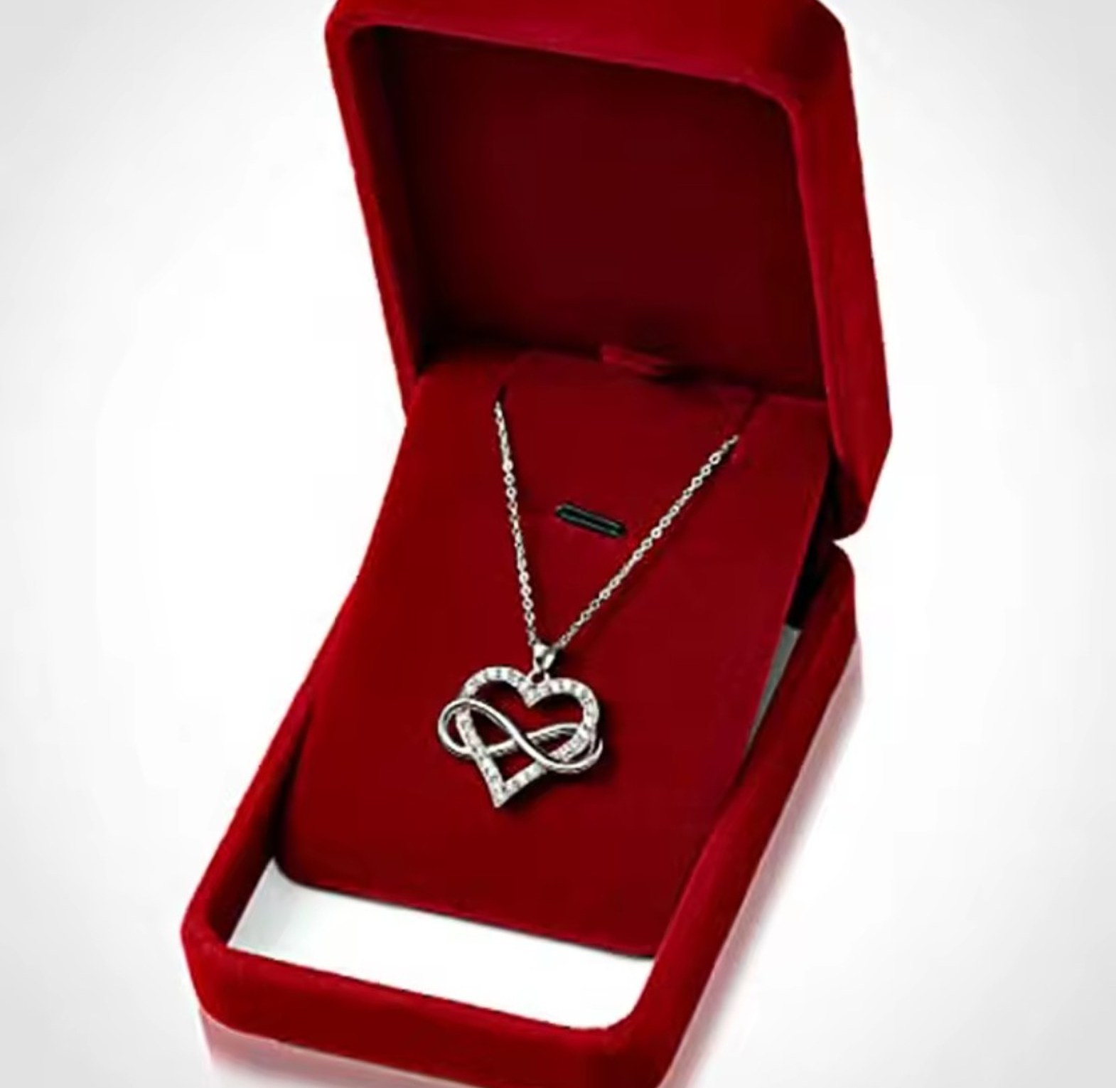 Forever Love Infinity Heart Necklace image