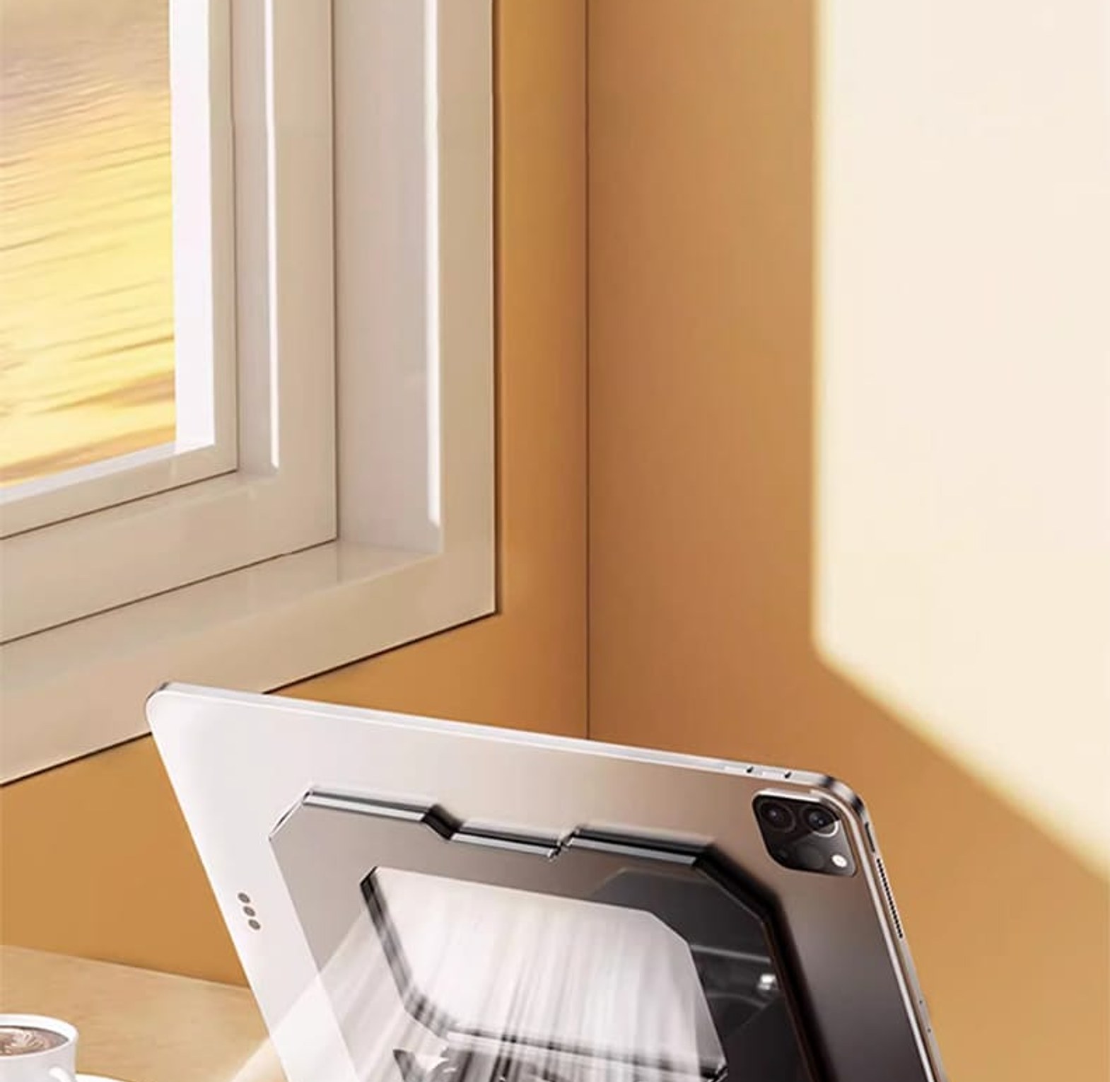 360° Rotatable Tablet Stand Adjustable Foldable Desktop Stand Holder image