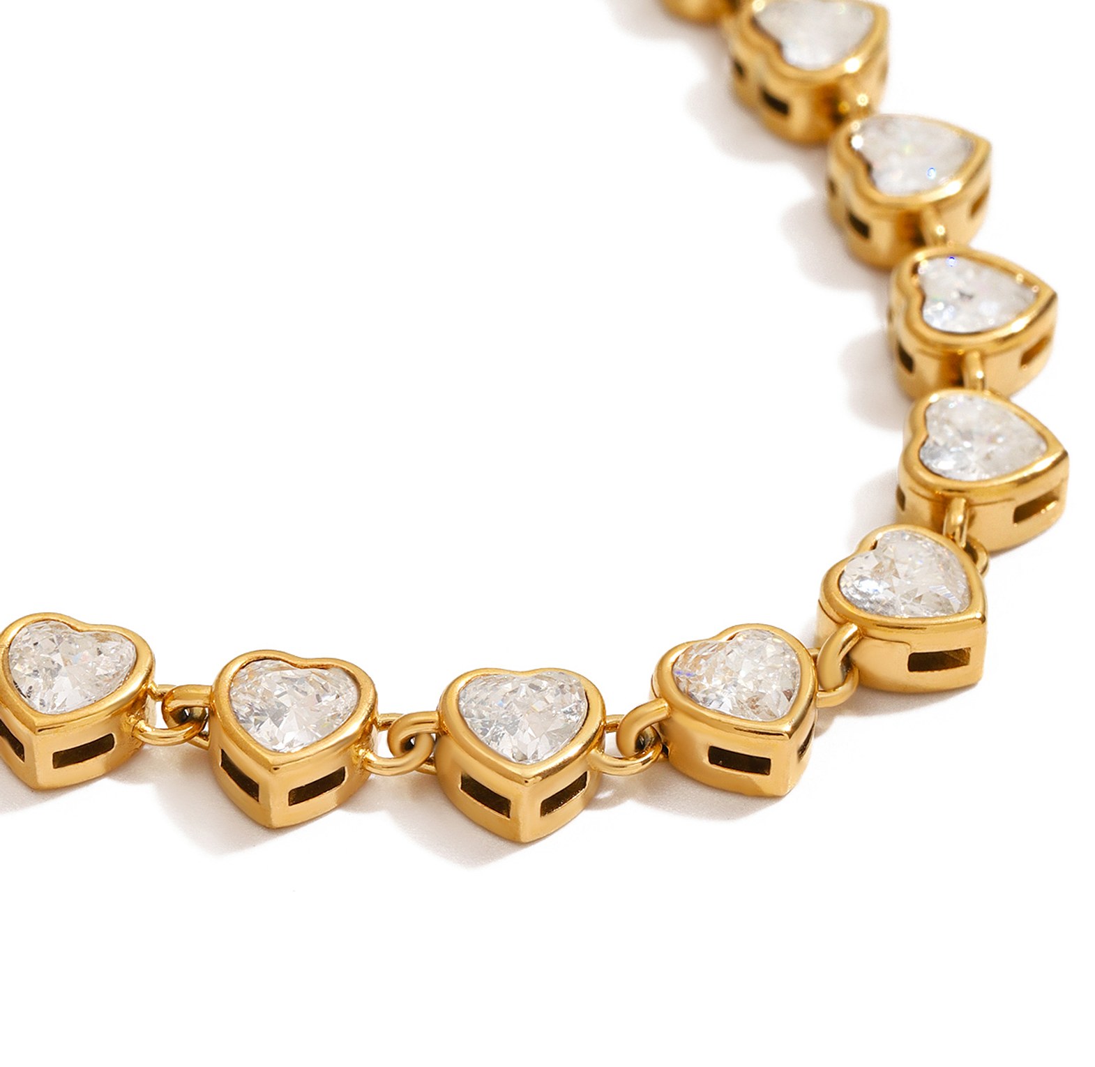 Crystal Heart Bracelet image