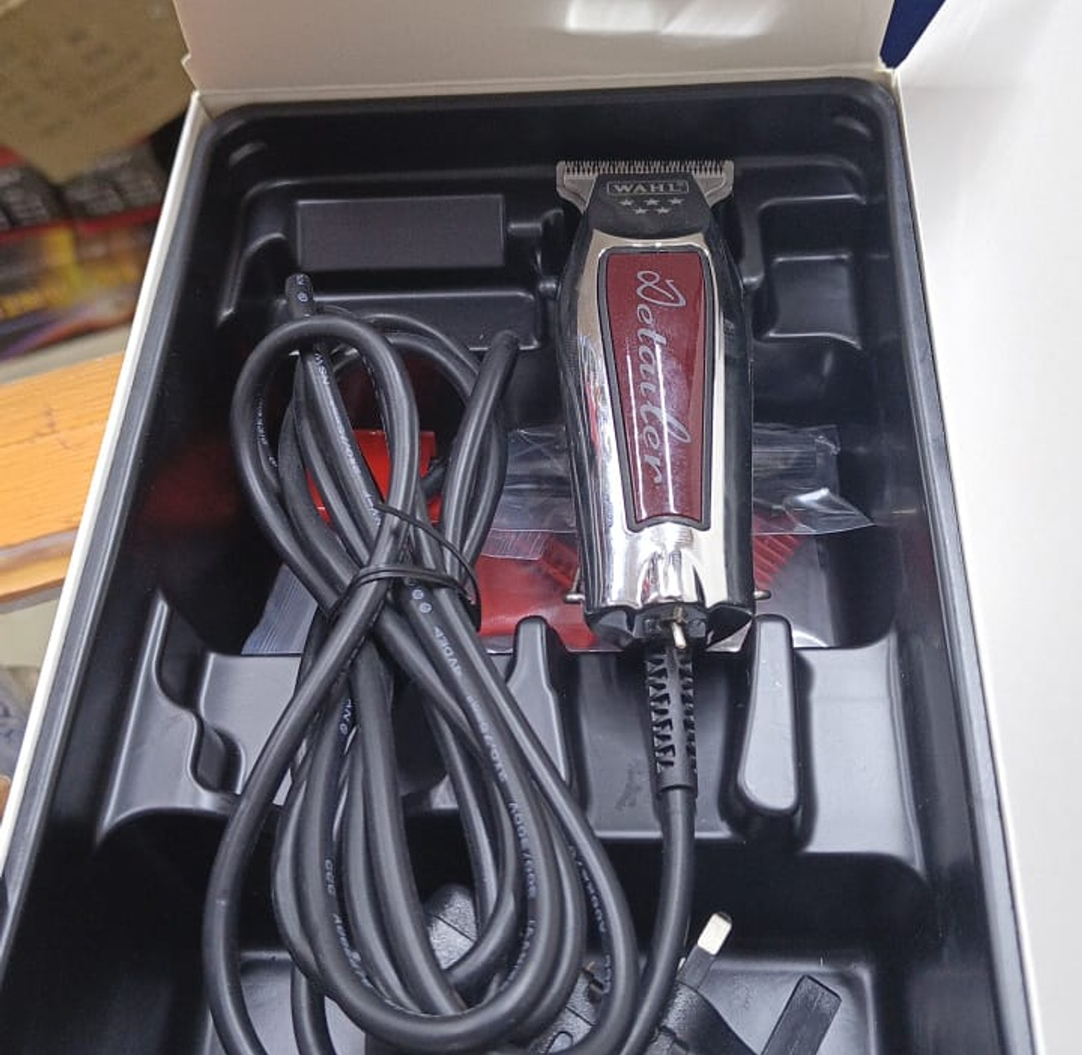Wahl Detailer Corded Clipper. Wahl Detailer Hair Clipper, specifically a model from the Wahl Professional 5 Star Series image