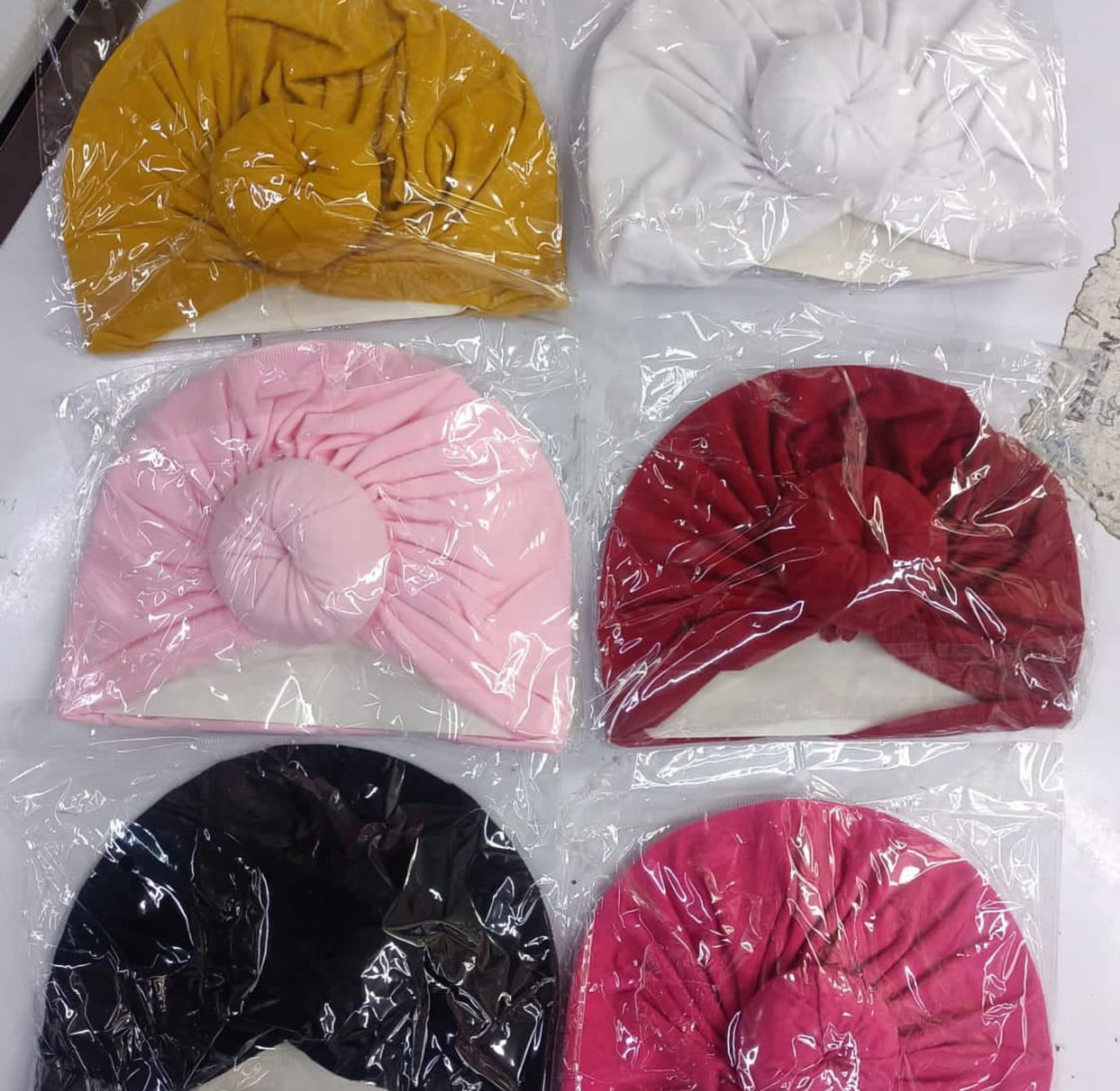 Fashion Most Beautiful 1PCS Donut Cotton Kids Girls Headbands Baby Turban image