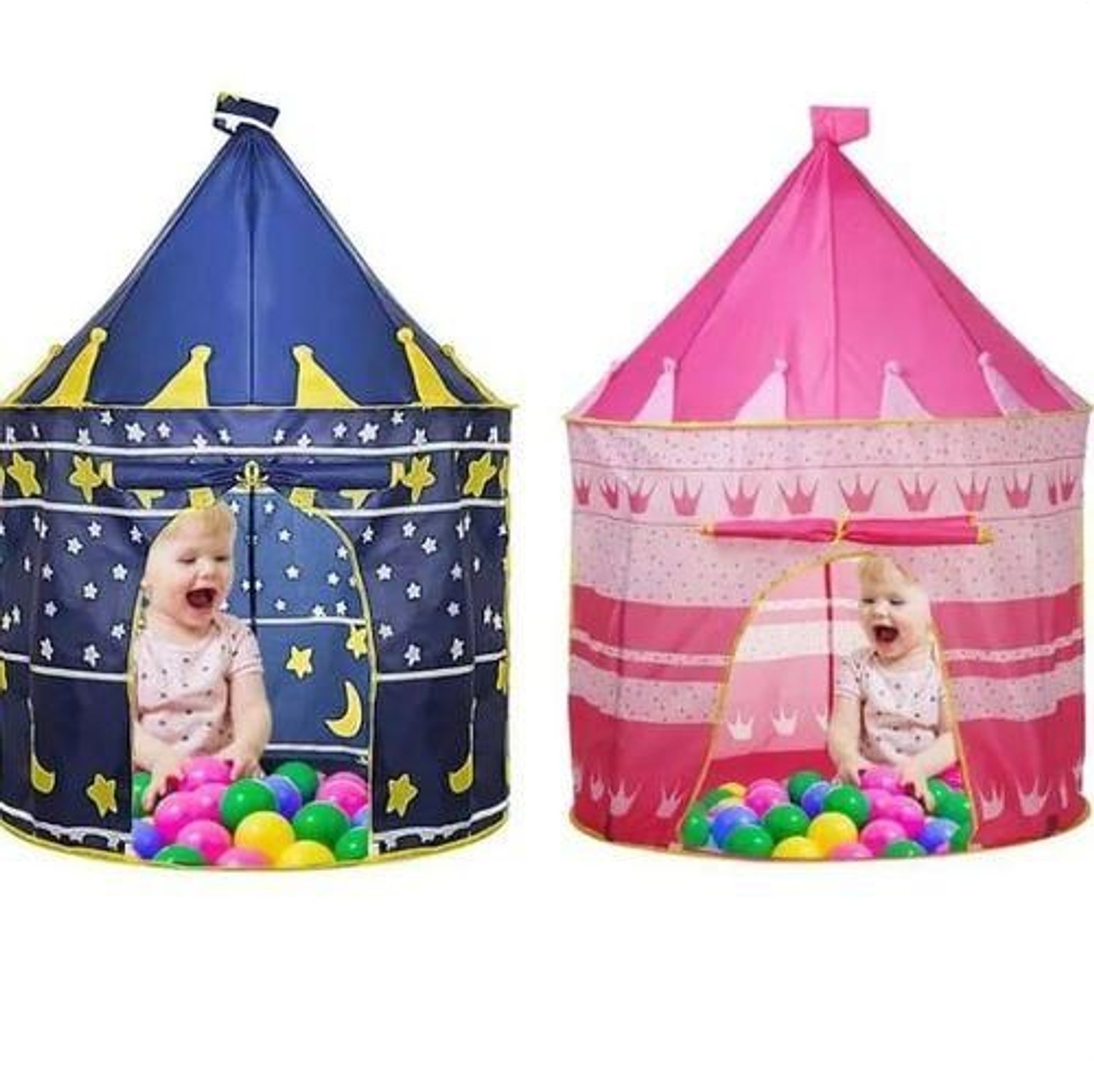 Kids' Pop-Up Play Tents, Or Castle Tents or Princess/Wizard Tents.  image