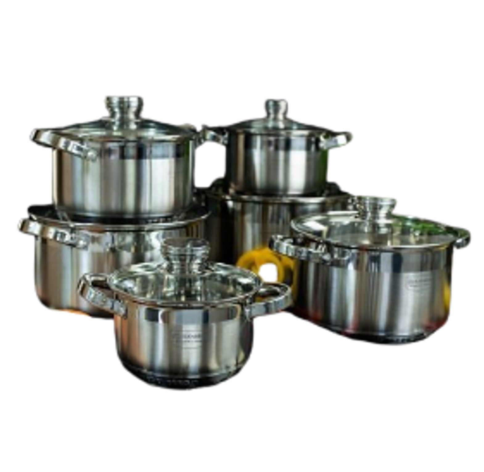 Cookware. 12pc Edenburg Stainless Steel Cookware image