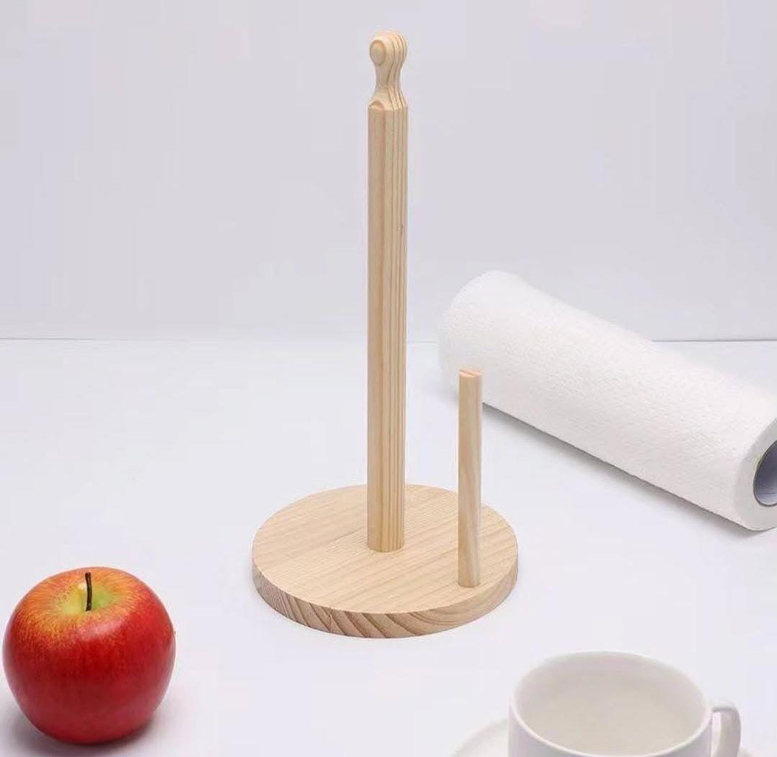 Bamboo tissue holder image
