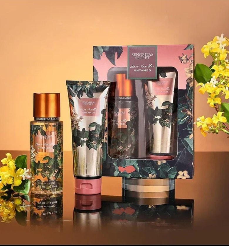 Senoritas Secret Bare Vanilla Untamed Perfume Gift Set with 125ml Body Mist & 125ml Perfume Lotion  image