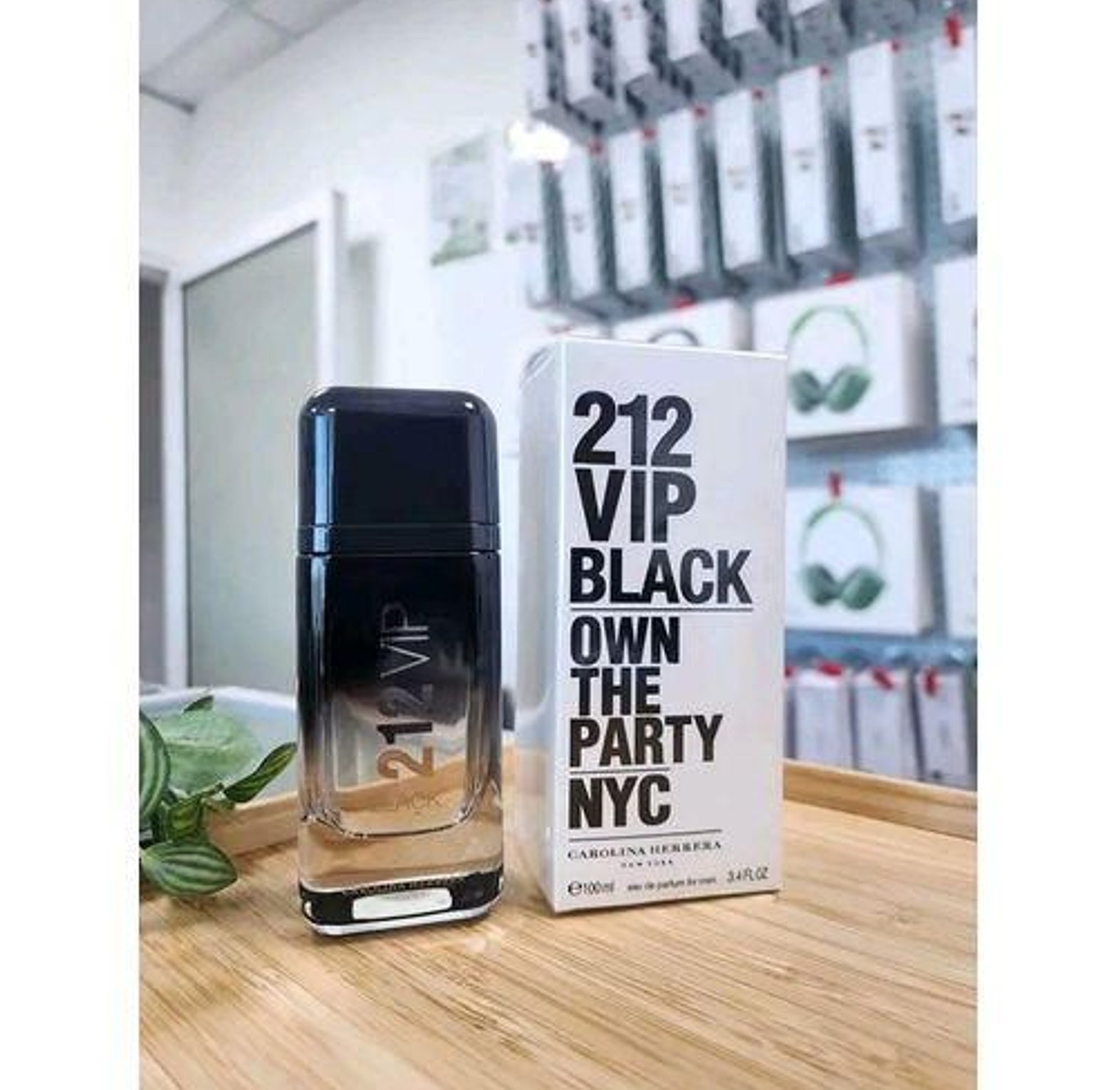 Men Perfume. Carolina Herrera 212 VIP Black Eau de Parfum for men. IDEAL BIRTHDAY/VALENTINE GIFT image