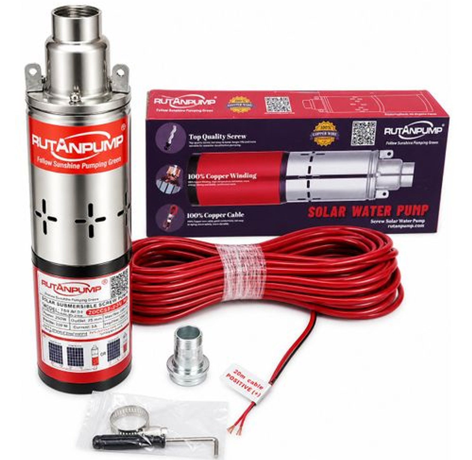 Rutan submersible pump 250watts 50m image