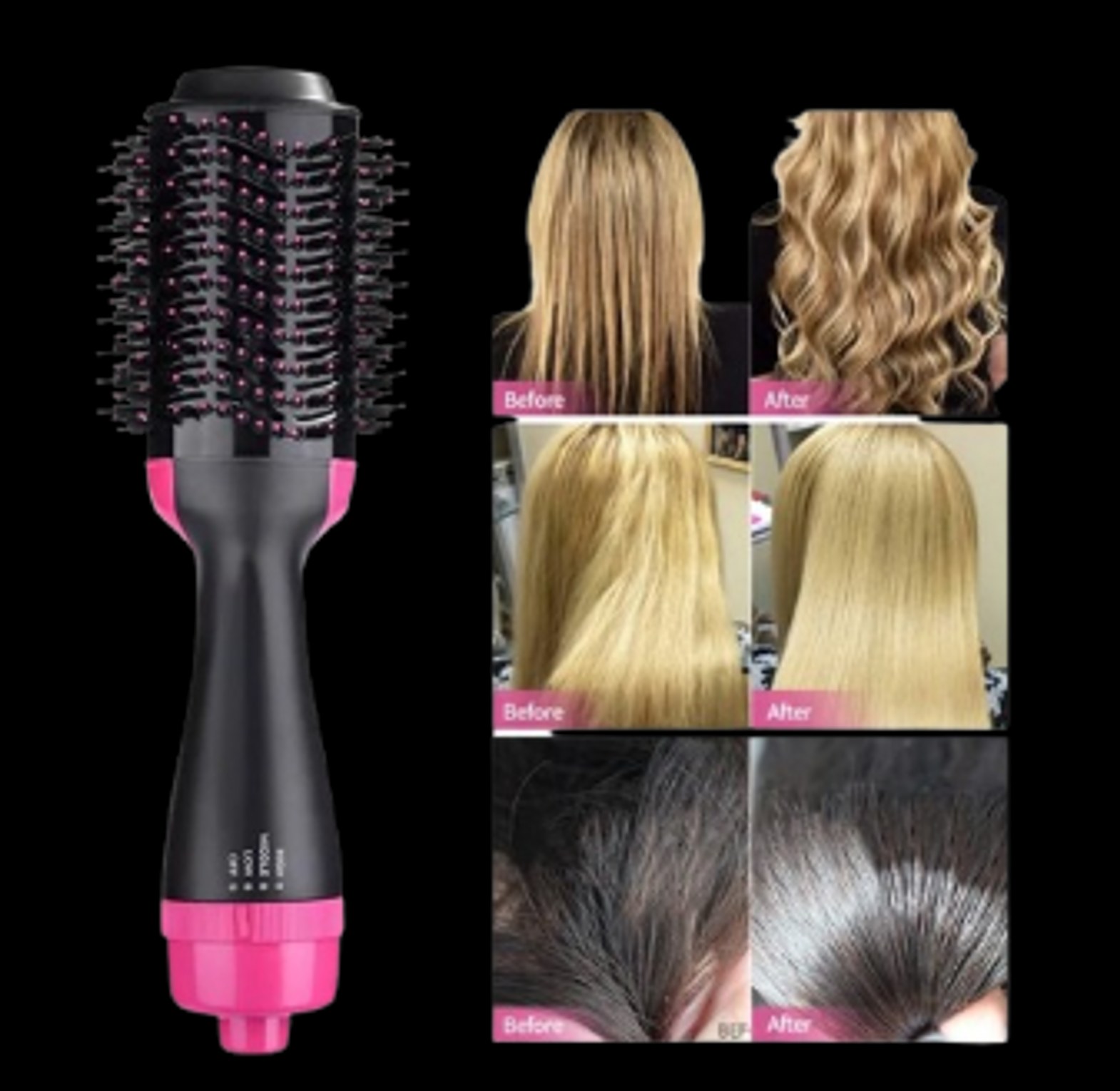  Hot Air Brush.  One-Step Hair Dryer and Volumizer image