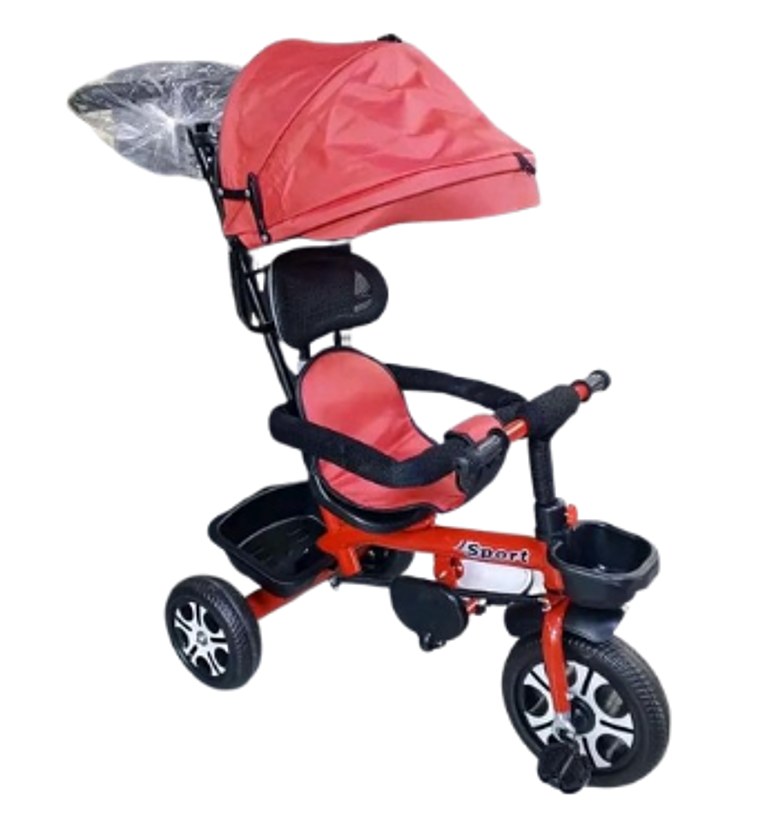 Children's 6-in-1 Convertible Tricycle Stroller For Age 10 months to 5 years of age image