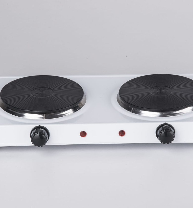 Rashnik Electric Table-Top Double Solid Hot Plate Induction Burner Double Solid HotPlate Cooker image