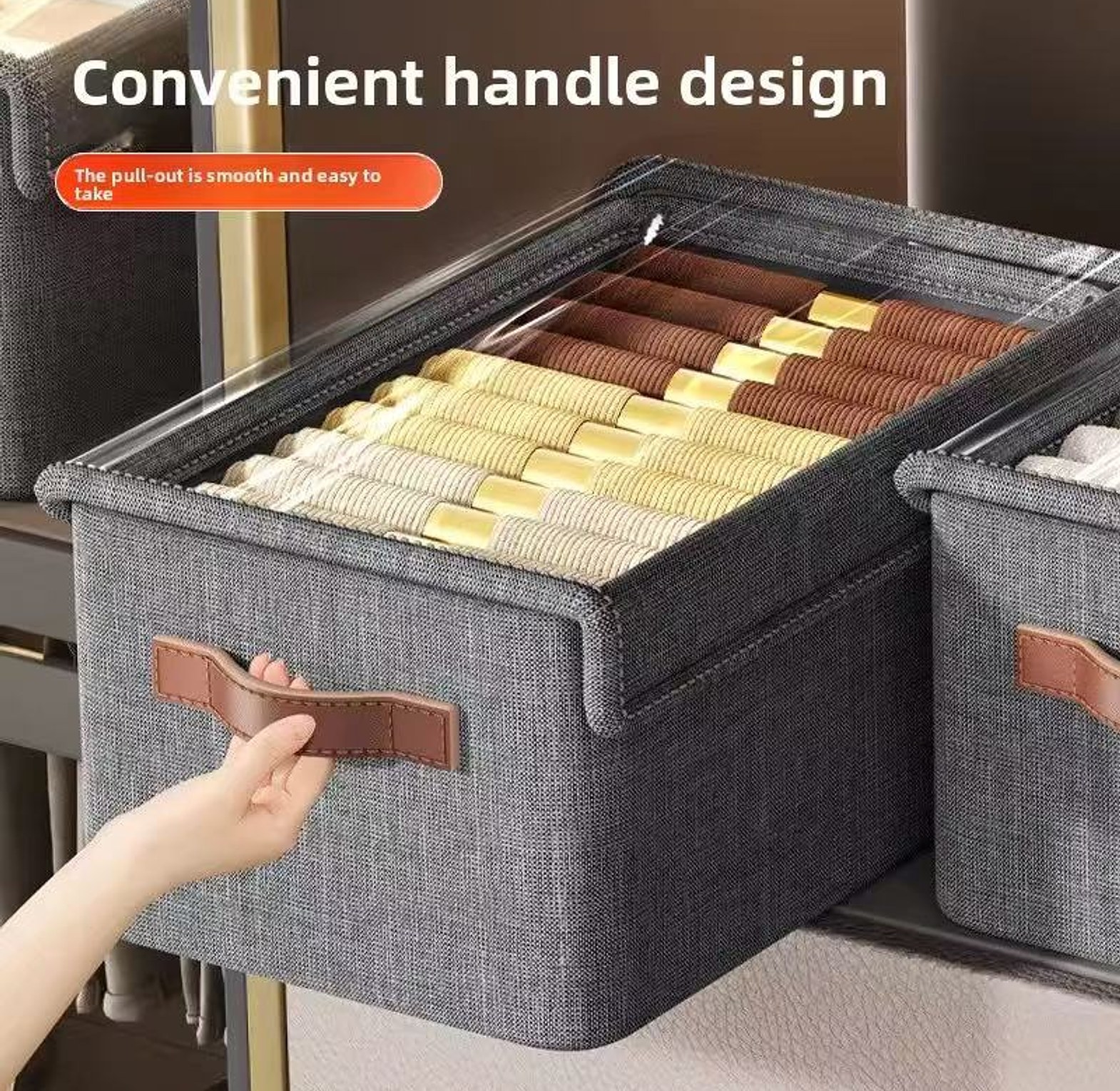 Clothes Storage Box Organizer image