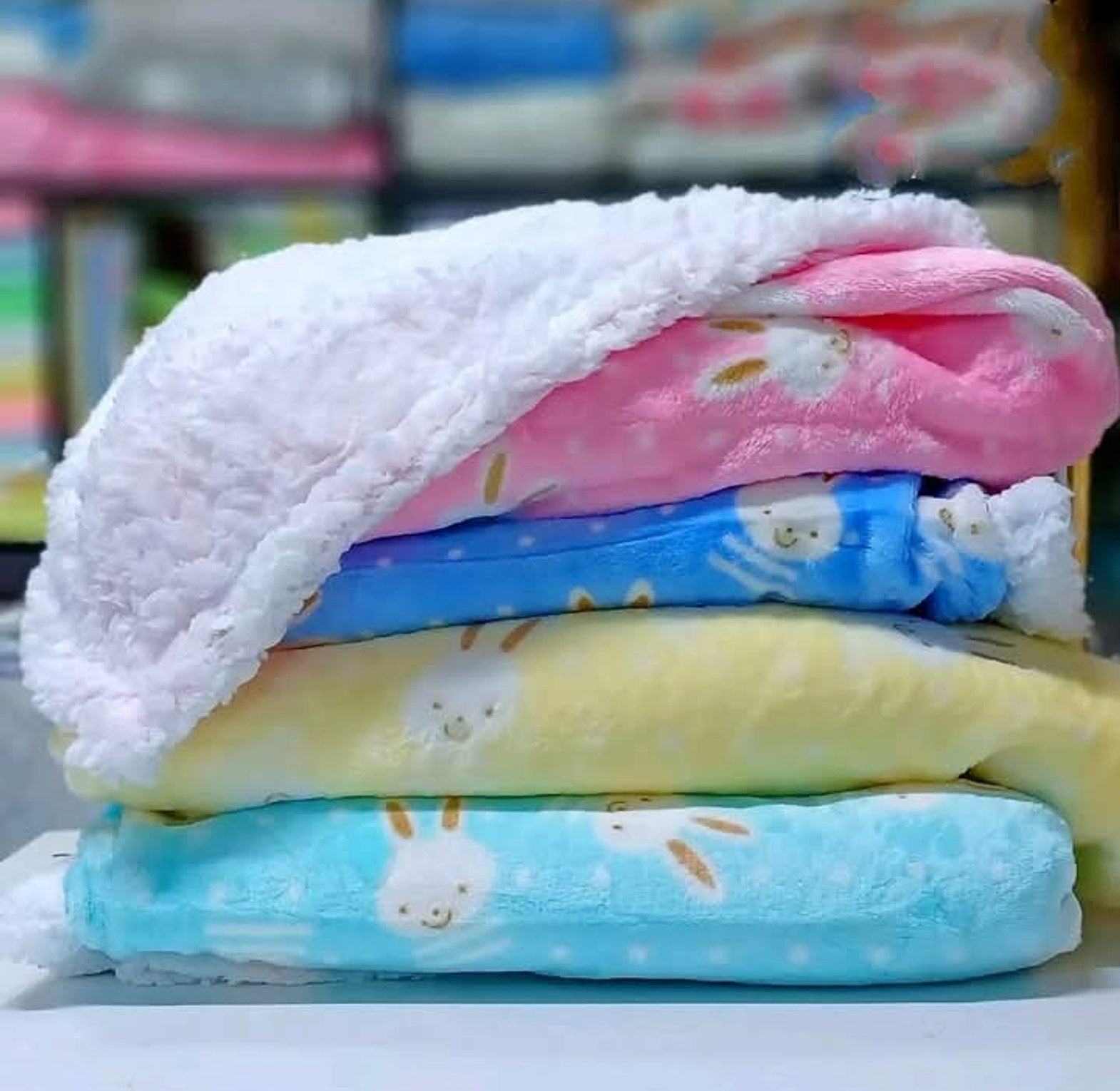 Fashion Super Soft Baby Double Layer Shawl image