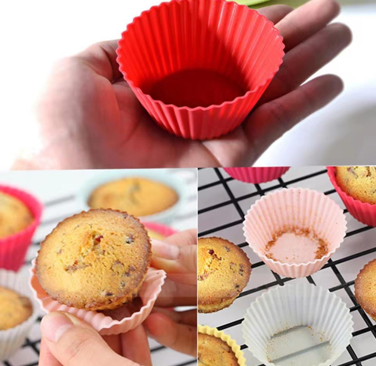 12 Piece Cupcake Mold or Mould image
