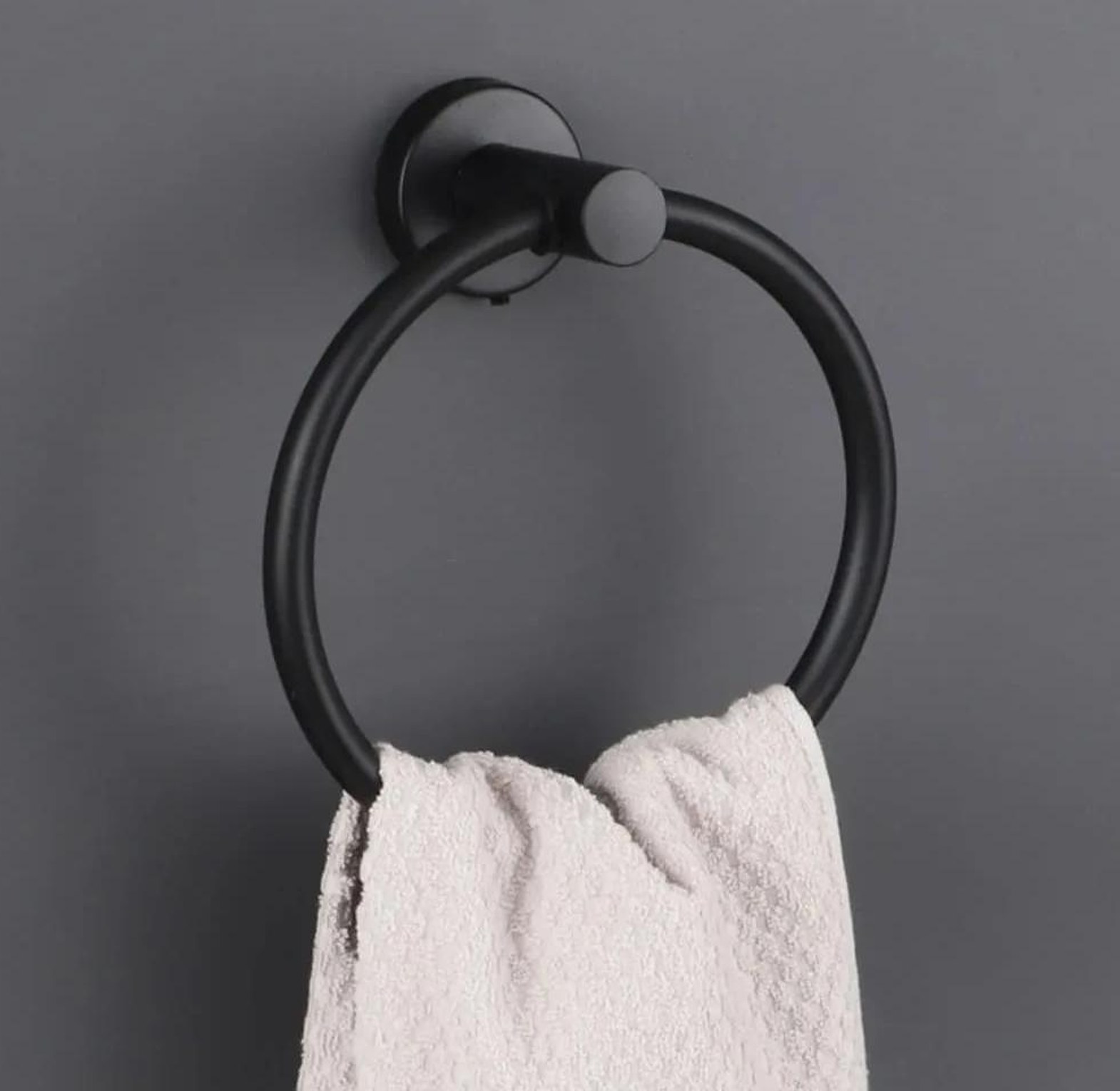 Stainless steel round Towel ring/ holder image