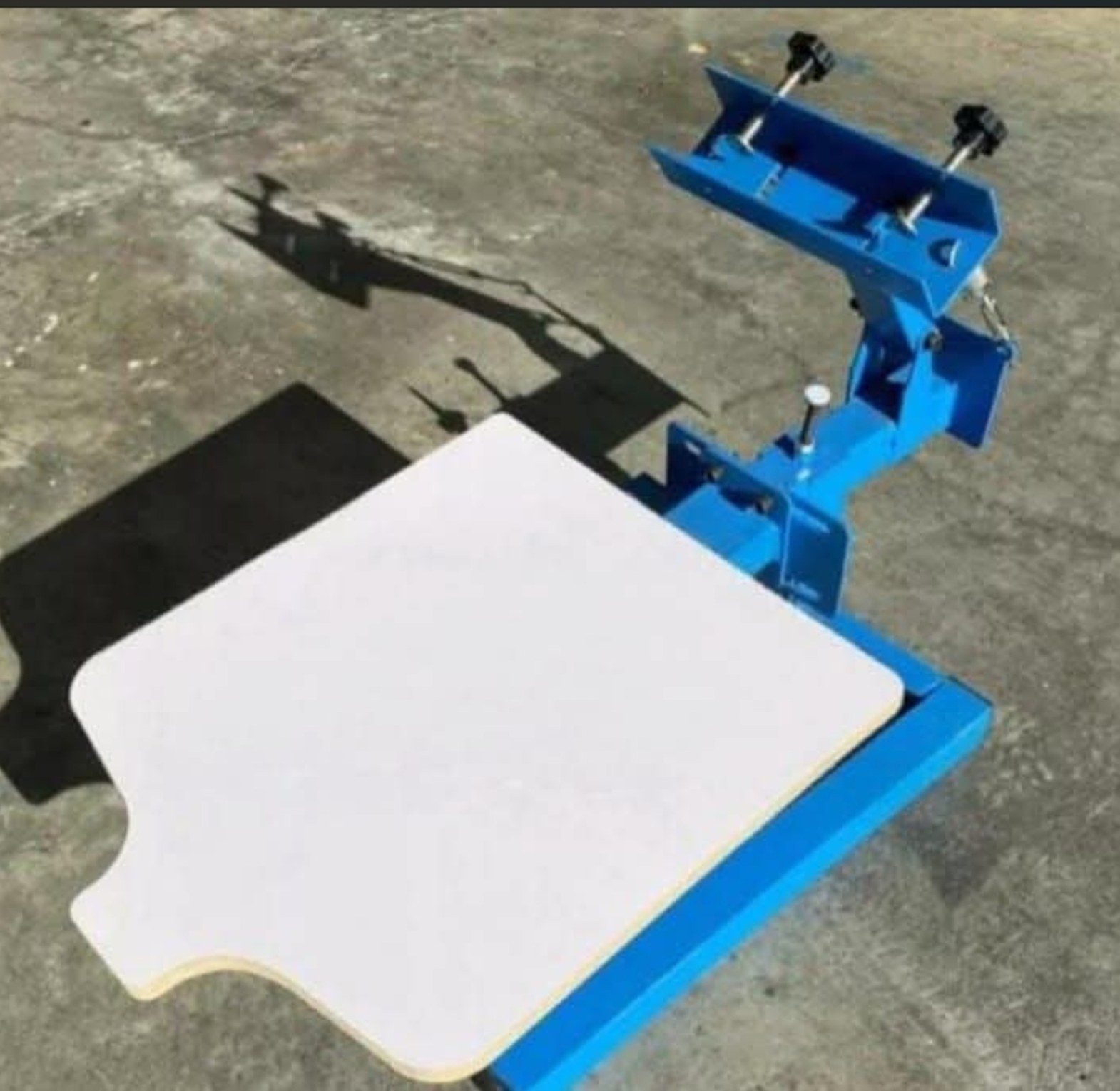 Screen printing machine 1 colour 1 station  image
